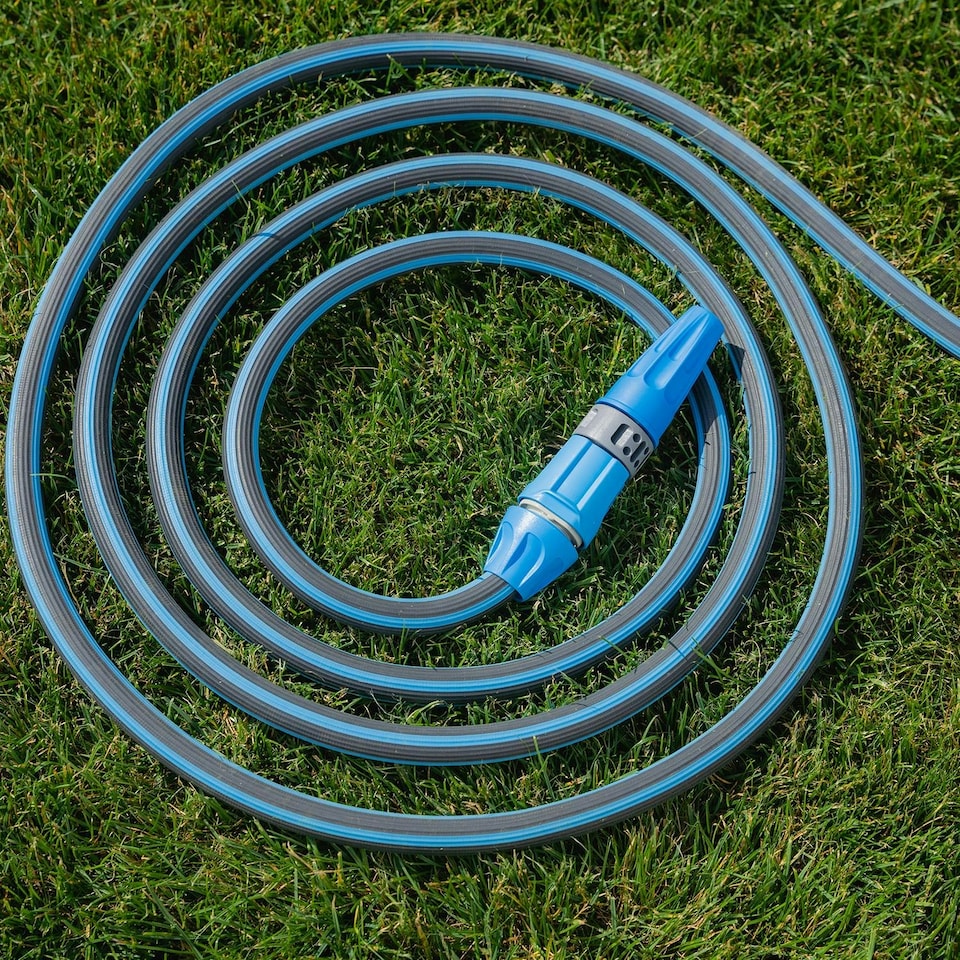 image 1 of FloPro CompactFlo Expandable Lightweight Hose Set with 5 Year Guarantee 15m Blue