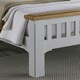 image 2 of 5ft King Size Real oak & Light Grey Solid,strong,wood bed frame.Wooden bedstead