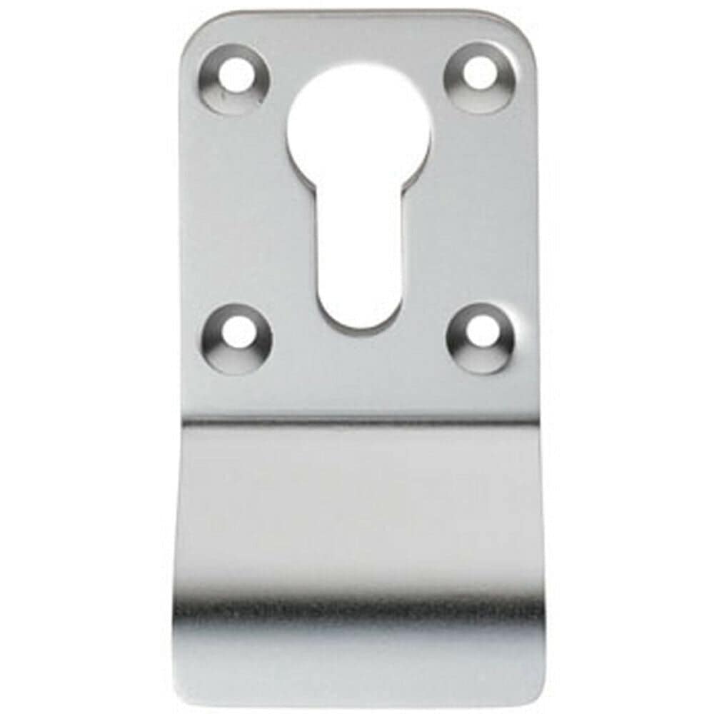 Loops Euro Profile Cylinder Latch Pull Handle 78 x 44mm Satin Adonised Aluminium