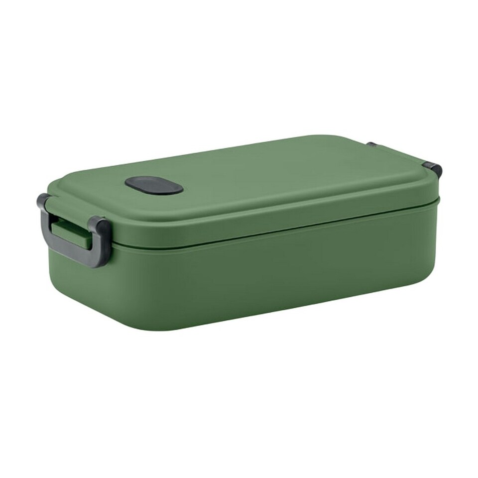 image 1 of MidOcean Indus Polypropylene 800ml Lunch Box - Dark Green - One Size