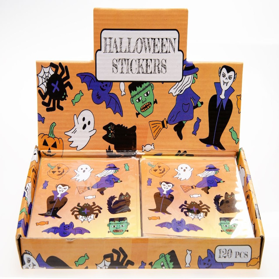image 1 of Pack of 144 Pieces Halloween Stickers