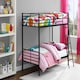 image 4 of Bunk Bed Convertible Metal Black, Single