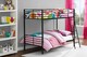 image 4 of Bunk Bed Convertible Metal Black, Single