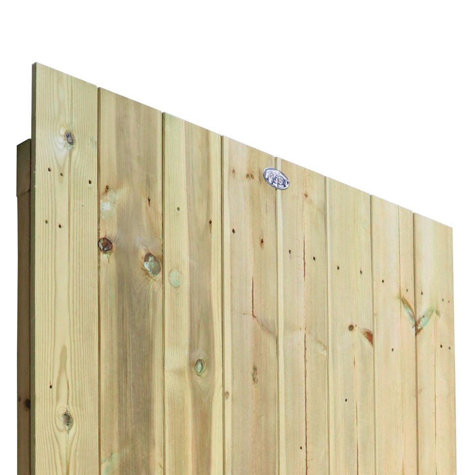 image 1 of Flat Top Wooden Garden Gate 6ft x 3ft Tongue & Groove Fully Framed Treated Door