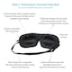 image 3 of Dreamweaver Contoured Sleep Mask Black