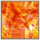 image 3 of Orange geometric (Picture Frame) Black | L