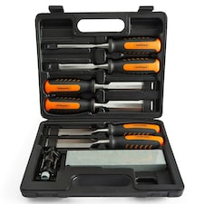 VonHaus 8pcs Chisel Woodworking Tools Set with Carry Case