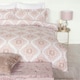 image 3 of Belledorm Ava Duvet Cover Set - Blush - King