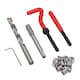 image 1 of M10 x 1.5mm Thread Tap Repair Cutter kit helicoil 15pc set damaged thread AN054