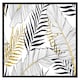 image 2 of Gold & black leaves (Picture Frame) Grey | S
