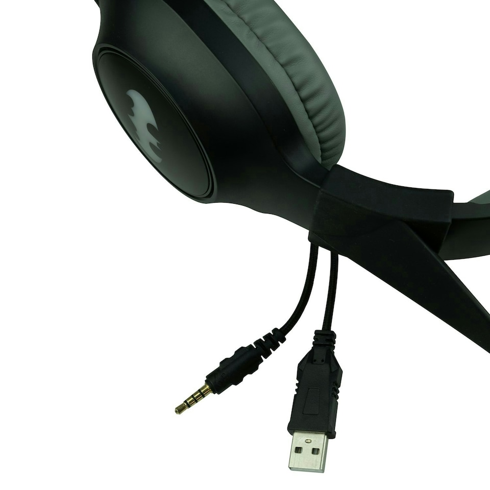 image 1 of Batman LED Universal Gaming Headset (XboxX|S/PS5/PC) Black
