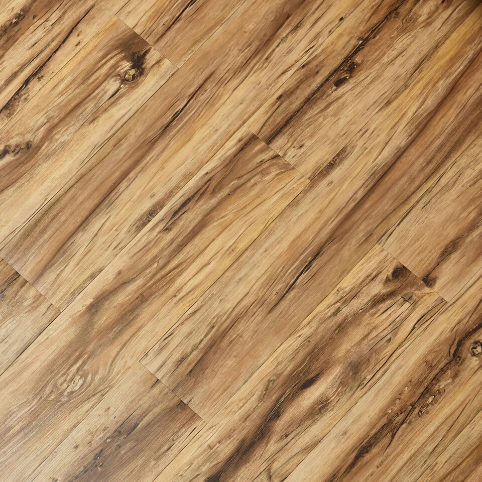 image 1 of NOVECRAFTO Self Adhesive Vinyl Floor Planks – 36x5.98 in (91.4x15.2cm) – Peel & Stick Flooring Tiles – Sandalwood Glow Wood Effect – Pack of Vinyl Tiles Brown | 4.17 sqm