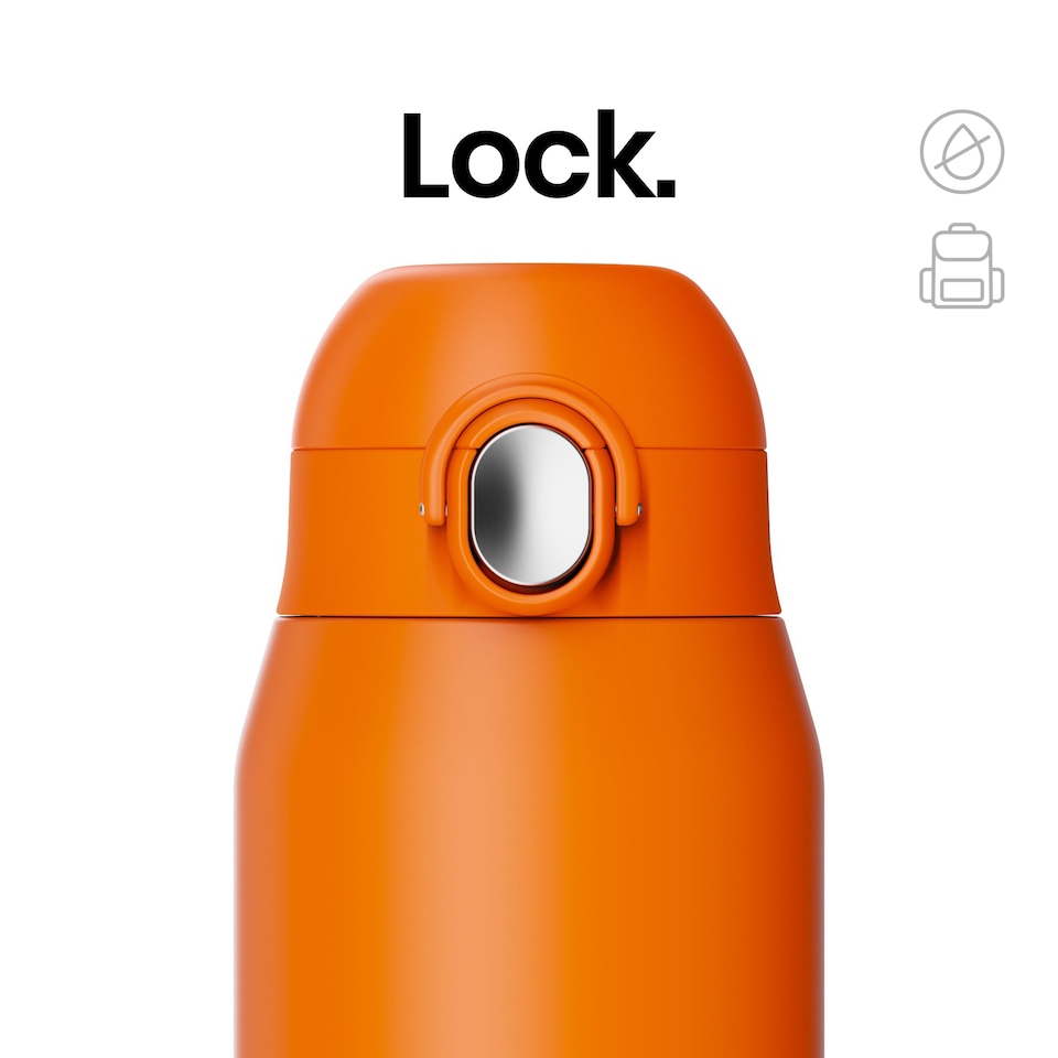 image 1 of ION8 REVIVE Insulated Steel Water Bottle, Dual Tone, 540ml / 18oz