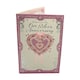 image 4 of With Love On Our Silver Anniversary Pink Heart Design Card