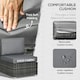 image 4 of Outsunny 8 Pieces Patio Rattan Sofa Set Outdoor Garden Furniture Set Grey
