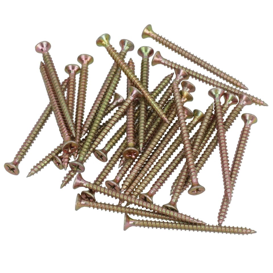 image 1 of Countersunk Multi Purpose Chipboard Wood Timber Screws 50mm Long 70pc