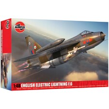 Airfix English Electric Lightning F.6 Military Aircraft Model Kit Scale 1-48