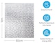 image 2 of Radiator Foil Insulation Roll Reflector Panels - Energy Saving Radiator Heat Deflector for Home Heating | Silver | 10m x 60cm - Roll | 1