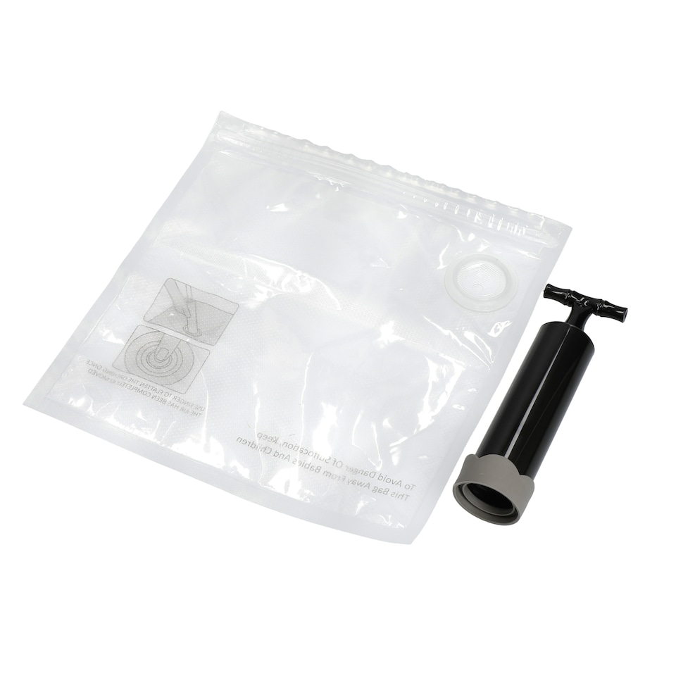 image 1 of MasterClass Food Vacuum Sealer With 4 Reusable Bags 24 x 24cm