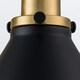 image 5 of Provence Dome Wall Lamp Classic Aged Brass, Matt Black 1x E27