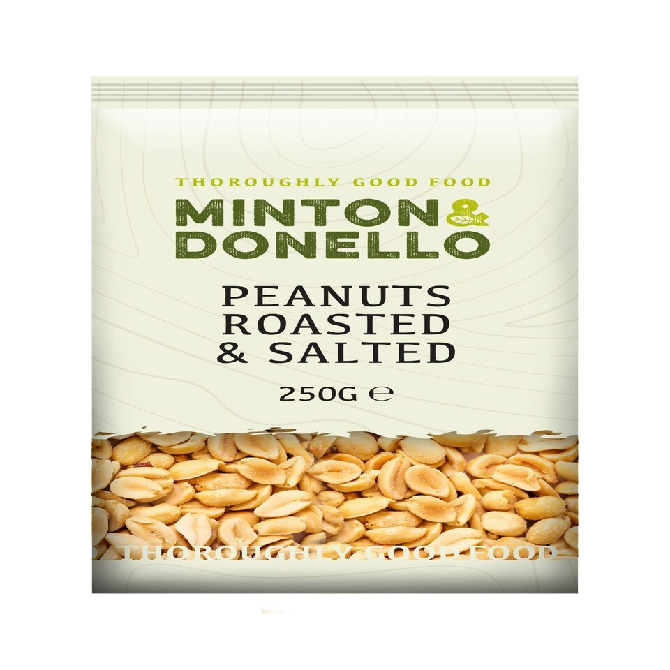 image 1 of Minton & Donello Roasted and Salted Peanuts 6 x 250g