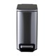 image 2 of Living and Home 6L Smudge-Resistant Rubbish Bin With Foot Pedal | Silver