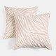 image 1 of OHS 2 x Animal Print Garden Cushion Covers Outdoor Water Resistant