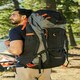 image 4 of Mountain Warehouse Large 80L Backpack Camping Hiking Travelling Rucksack Bag Green | Khaki