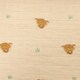 image 2 of Ziggle Cotton Muslin Square - Neutral Highland Cow
