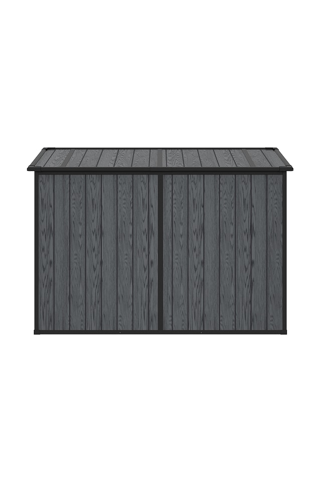 image 1 of Living and Home 8x4FT Outdoor Garden Storage Shed, Dark Grey | Grey | Dark Grey | 1