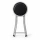 image 3 of Black Padded Folding Breakfast Kitchen Bar Stool Seat | Black