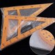 image 5 of 50cm Plastic Classroom Set Square Ruler with Removable Handle