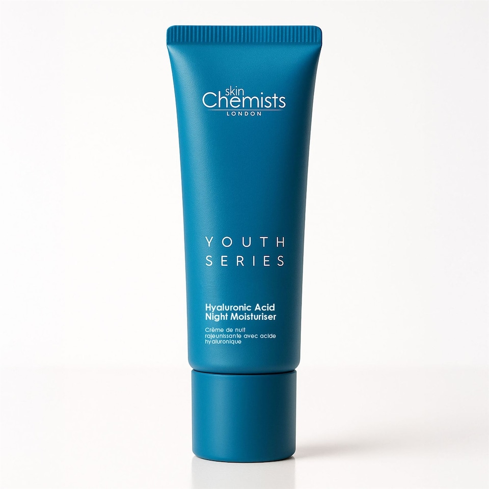 image 1 of skinChemists 1% Hyaluronic Acid Anti-Ageing Night Moisturiser 50ml for Dryness, Fine Lines, Wrinkles