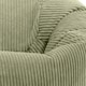 image 5 of Icon Kingston Classic Beanbag and Footstool Sage Green Green