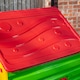 image 8 of 1.09m Yellow & Red Kids Indoor Outdoor Plastic Wendy House Magical Playhouse