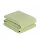 image 1 of OHS Luxury Soft Plain Fleece Blanket Bedspread, 125x150cm - Sage Green