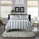 image 5 of West End Stripe Duvet Set – Soft, Breathable 100% Cotton Comfort Pink | White | Super King