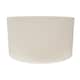 image 1 of ValueLights Eva Natural Linen Fabric White Trim Large Light Shade | Multi