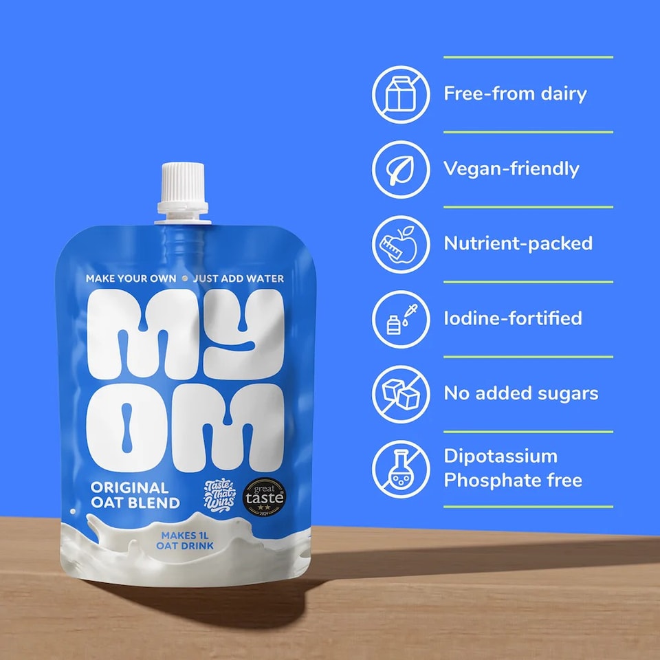 image 1 of MYOM 1L Original Oat Milk-Free Drink Premix Multipack