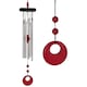 image 4 of Woodstock Outdoor Chakra Wind Chime - Red Coral