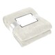 image 2 of MidOcean Davos Flannel Blanket - Beige - One Size Brown