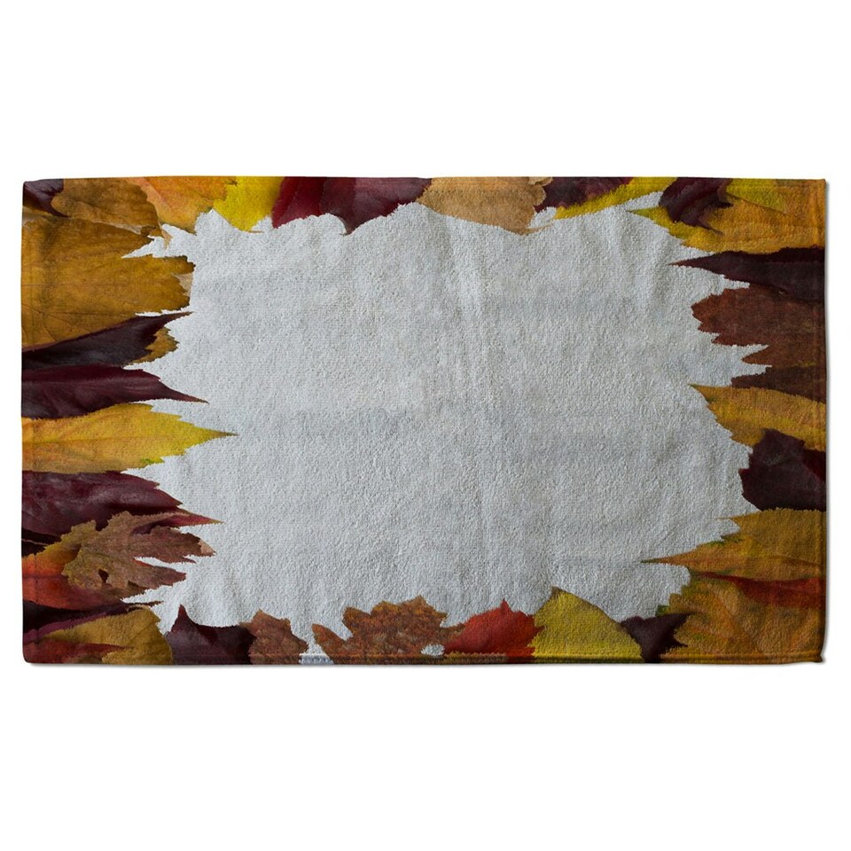 image 1 of Orange & Purple Autumn (Kitchen Towel)