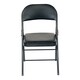 image 7 of Oypla Heavy Duty Padded Folding Metal Desk Office Chair Seat Black