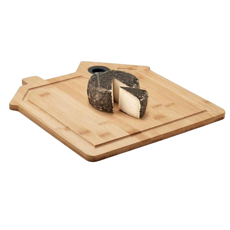 image 1 of MidOcean Rumat Bamboo House Chopping Board - Wood - One Size Brown