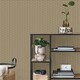 image 3 of Nuwallpaper NHS4771 Cane Charcoal Natural Peel & Stick Wallpaper, Grey Multi