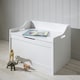 image 8 of Lola Toy Box Storage Organiser in Classic White Pink