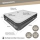 image 3 of Benross High Raised Queen Airbed Grey | Double
