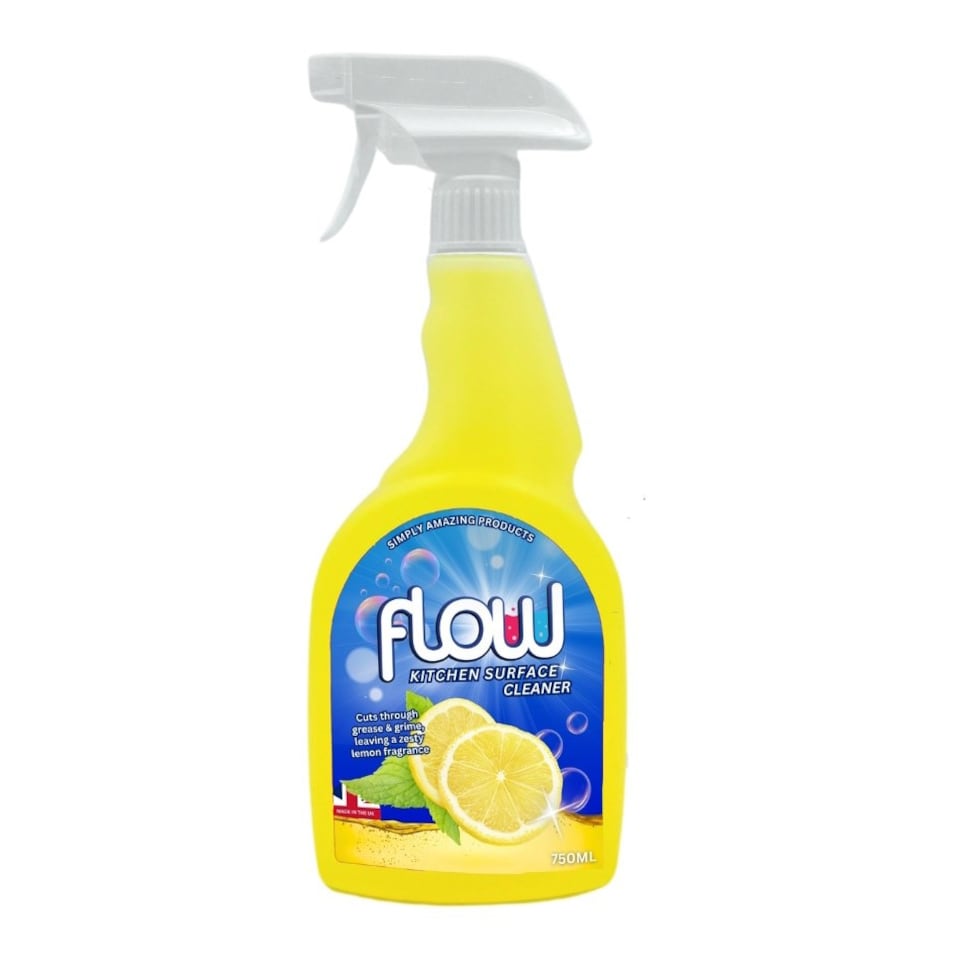 Flow Lemon Kitchen Surface Spray Cleaner 750ml