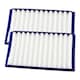 image 1 of SPARES2GO Washable H Level Filters compatible with Dyson DC02 Vacuum Cleaner (Blue, Pack of 2)