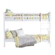 image 1 of Bunkbed Kids white 3ft single wooden bunk bed childrens bedroom furniture